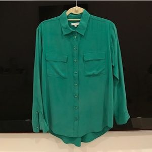 Equipment 100% silk blouse shirt